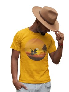 Dirilis - Yellow - The Ertugrul Ghazi - 100% cotton t-shirt for Men with soft feel and a stylish cut