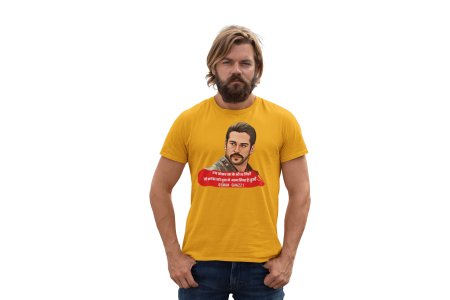 Osmaan Ghazi - Yellow - The Ertugrul Ghazi - 100% cotton t-shirt for Men with soft feel and a stylish cut