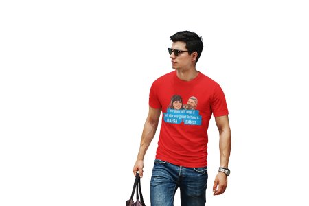 Hafsa Bamsi - Red - The Ertugrul Ghazi - 100% cotton t-shirt for Men with soft feel and a stylish cut