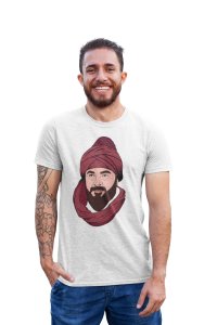 Ertugrul gazi - White - The Ertugrul Ghazi - 100% cotton t-shirt for Men with soft feel and a stylish cut