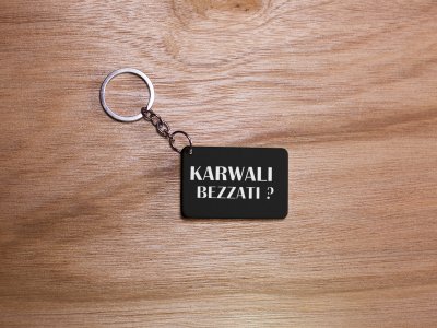 Karwali Bezzati - Black -Designable Dialogues Keychain (Combo Set Of 2)