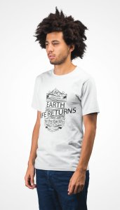 Earth life return to the earth- printed Fun and lovely - Family things - Comfy tees for Men