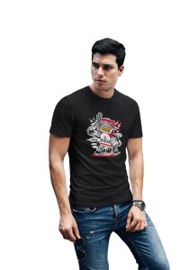 Cigarette Killer -round crew neck cotton tshirts for men
