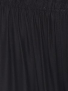 N-Gal Rayon Women's Wide Leg Elastic Waist Band Breathable Plain Palazzo Pant_Black