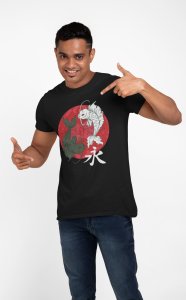 Graphic printed black T-shirts - Men's stylish clothing - Cool tees for boys