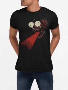 Illustration Graphic tees Black- printed T-shirts - Men's stylish clothing - Cool tees for boys