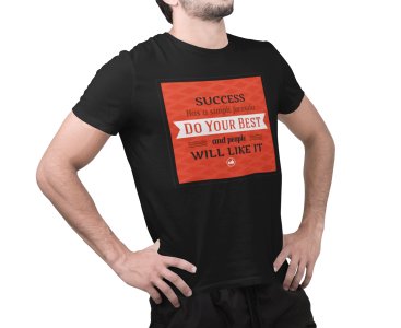 Don your best - Black - printed T-shirts - Men's stylish clothing - Cool tees for boys
