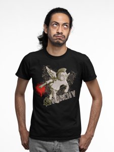 Anarchy - Black - printed T-shirts - Men's stylish clothing - Cool tees for boys