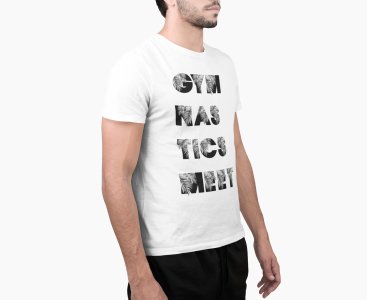 Gymnatics Meet - White - Printed - Sports cool Men's T-shirt