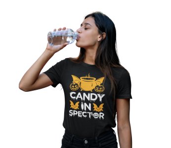 Candy in Spector, pumpkin - Printed Tees for Women's -designed for Halloween