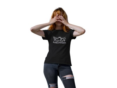 Loves Halloween - Printed Tees for Women's -designed for Halloween