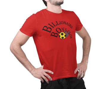 Billionaire boys club - Red - Printed - Sports cool Men's T-shirt