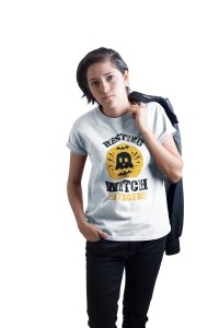 Resting - Printed Tees for Women's - designed for Halloween