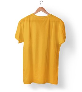 Printed Heart by Mail with Cute Designs Printed Yellow T-Shirts