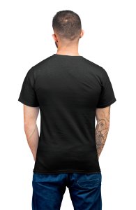 You me and the dogs - printed stylish Black cotton tshirt- tshirts for men