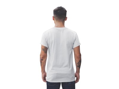 Dog lover Yellow And Red text - printed stylish White cotton tshirt- tshirts for men