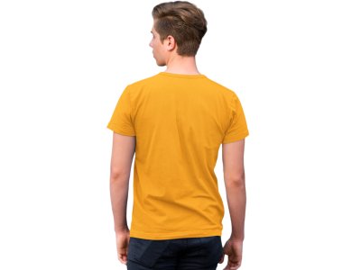 Red Heart Surrounded By Musical notes-Yellow - Men's - printed T-shirt - comfortable round neck Cotton