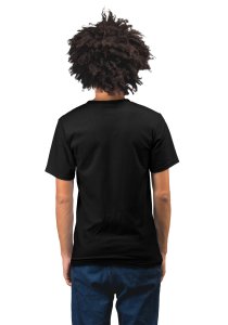Saxophone-Black- Men's - printed T-shirt - comfortable round neck Cotton