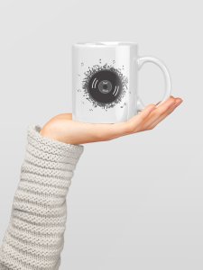 Best Music Beat - music themed printed ceramic white coffee and tea mugs/ cups for music lovers