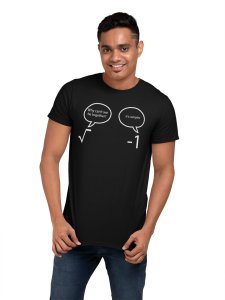 ?-1 (Black T) - Clothes for Mathematics Lover - Foremost Gifting Material for Your Friends, Teachers, and Close Ones
