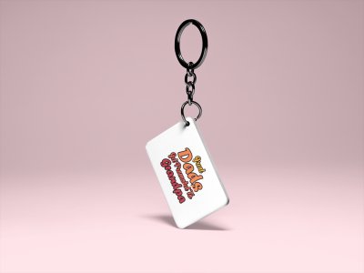 Great dad's get promoted to grandpa- Printed Keychain