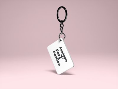 Available for parties- Printed Keychain