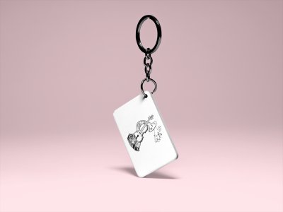 Musical instrument -White -Designable Musicllnstrument Keychain ( Combo Set Of 2)