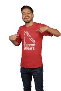 90Degree triangle - Clothes for Mathematics Lover - Suitable for Math Lover Person - Foremost Gifting Material for Your Friends, Teachers, and Close Ones