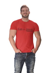 Cot thita=Adjacent/Opposite - Clothes for Mathematics Lover - Suitable for Math Lover Person - Foremost Gifting Material for Your Friends, Teachers, and Close Ones