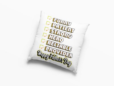 Happy fathers day- Printed Pillow Covers (Pack Of Two)