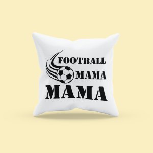 Football mama- Printed Pillow Covers (Pack Of Two)