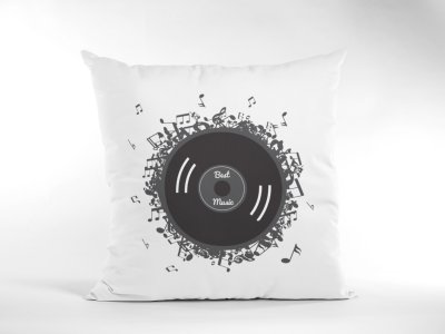 Best Music Beat- Special Printed Pillow Covers For Music Lovers(Combo Set of 2)