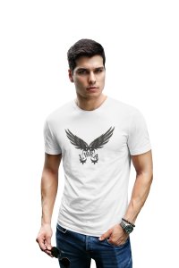 Eagle, Libra Up(White T) - Printed Zodiac Sign Tshirts - Made especially for astrology lovers people