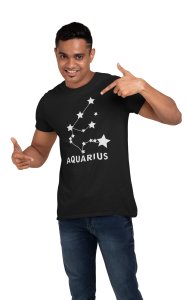 Aquarius stars - Printed Zodiac Sign Tshirts - Made especially for astrology lovers people