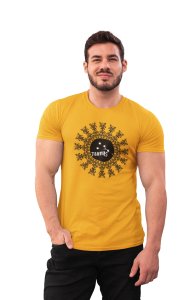 Taurus mandala (Yellow T) - Printed Zodiac Sign Tshirts - Made especially for astrology lovers people