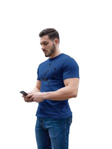 Libra stars(Blue T) - Printed Zodiac Sign Tshirts - Made especially for astrology lovers people