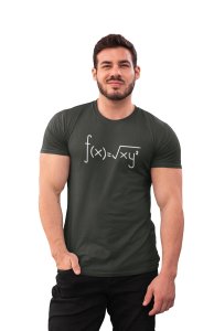 f(x)=Rootoverxy2 (Green T) -Clothes for Mathematics Lover - Foremost Gifting Material for Your Friends, Teachers, and Close Ones