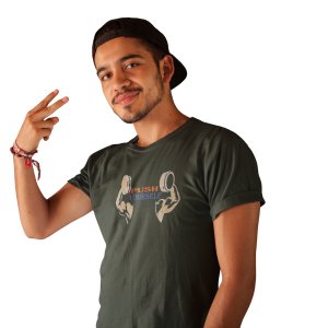 Push Yourself Round Neck Gym Tshirt - Foremost Gifting Material for Your Friends and Close Ones