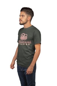 Kettle Bellion Round Neck Gym Tshirt (BG Orange) - Foremost Gifting Material for Your Friends and Close Ones