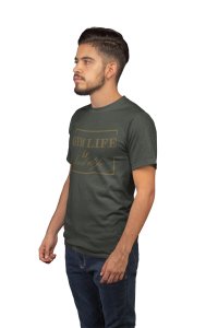 Gym Life is Hard Life, Round Neck Gym Tshirt - Foremost Gifting Material for Your Friends and Close Ones