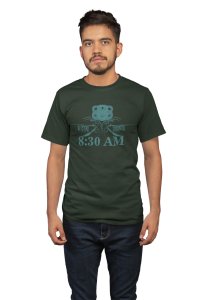 8:30 AM Round Neck Gym Tshirt - Foremost Gifting Material for Your Friends and Close Ones