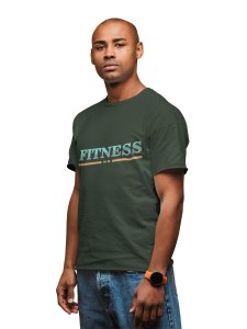Fitness Underline Round Neck Gym Tshirt - Foremost Gifting Material for Your Friends and Close Ones