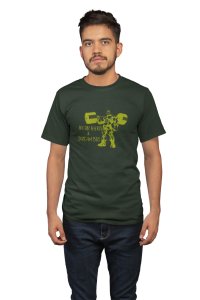 Work Hard and Dream Big Round Neck Gym Tshirt - Foremost Gifting Material for Your Friends and Close Ones