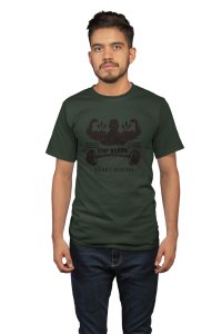 Stop Wishing Round Neck Gym Tshirt - Foremost Gifting Material for Your Friends and Close Ones