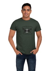 Bodybuilding Center, Ultimate Muscle Gym, (BG Black), Round Neck Gym Tshirt - Foremost Gifting Material for Your Friends and Close Ones