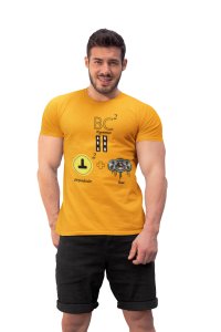 BC2=perpendicular2+base2 (Yellow T) -Tshirts for Maths Lovers - Foremost Gifting Material for Your Close Ones