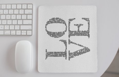 Love In So Many Letters - Designable Printed Mousepads(20cm x 18cm)
