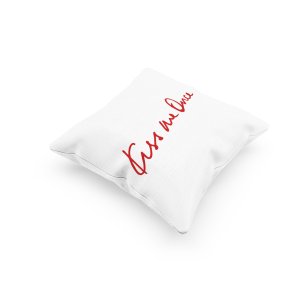 Kiss Me Once - Printed Pillow Covers For (Pack Of Two)