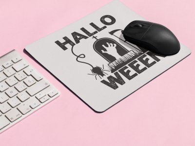 Halloween text -Grim Repear -Halloween Theme Mousepads