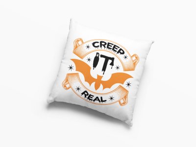 Creep it real, bat -Halloween Theme Pillow Covers (Pack Of 2)